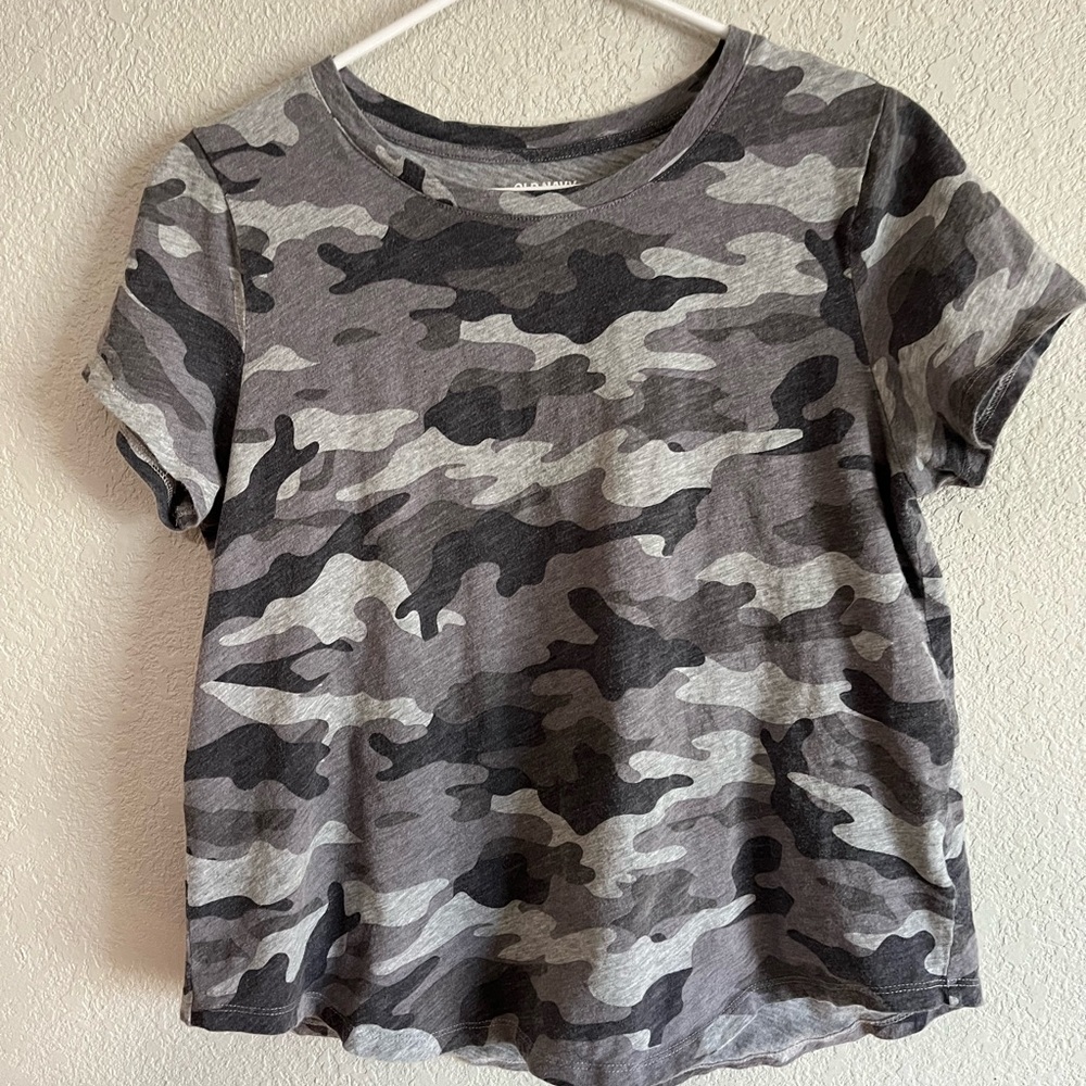Gray Camouflage T-Shirt